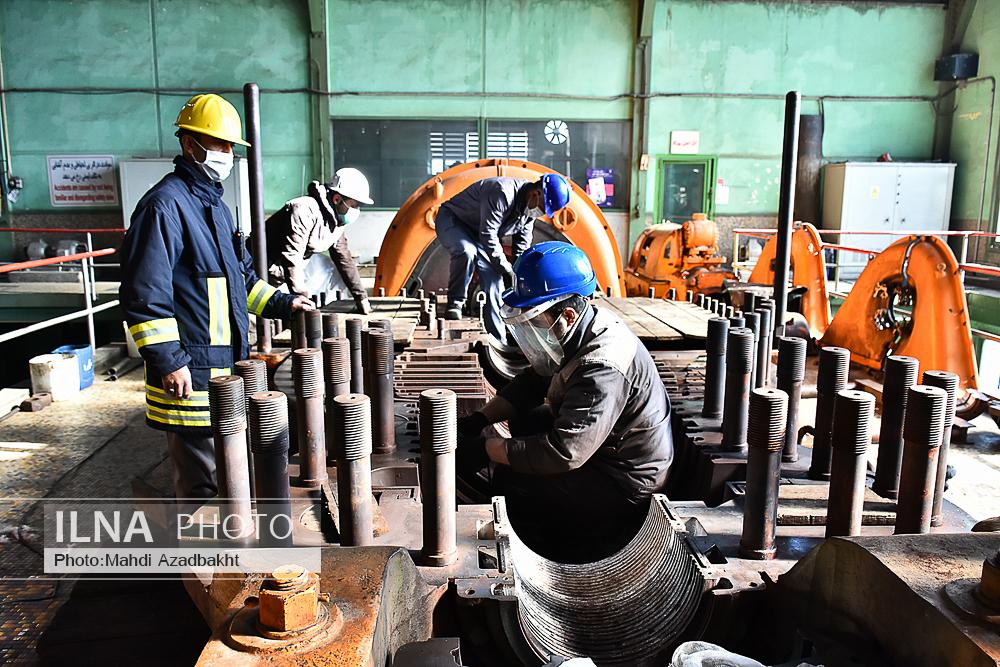 گزارش تصویری تعمیرات نیروگاه طرشت در آذر ماه 99